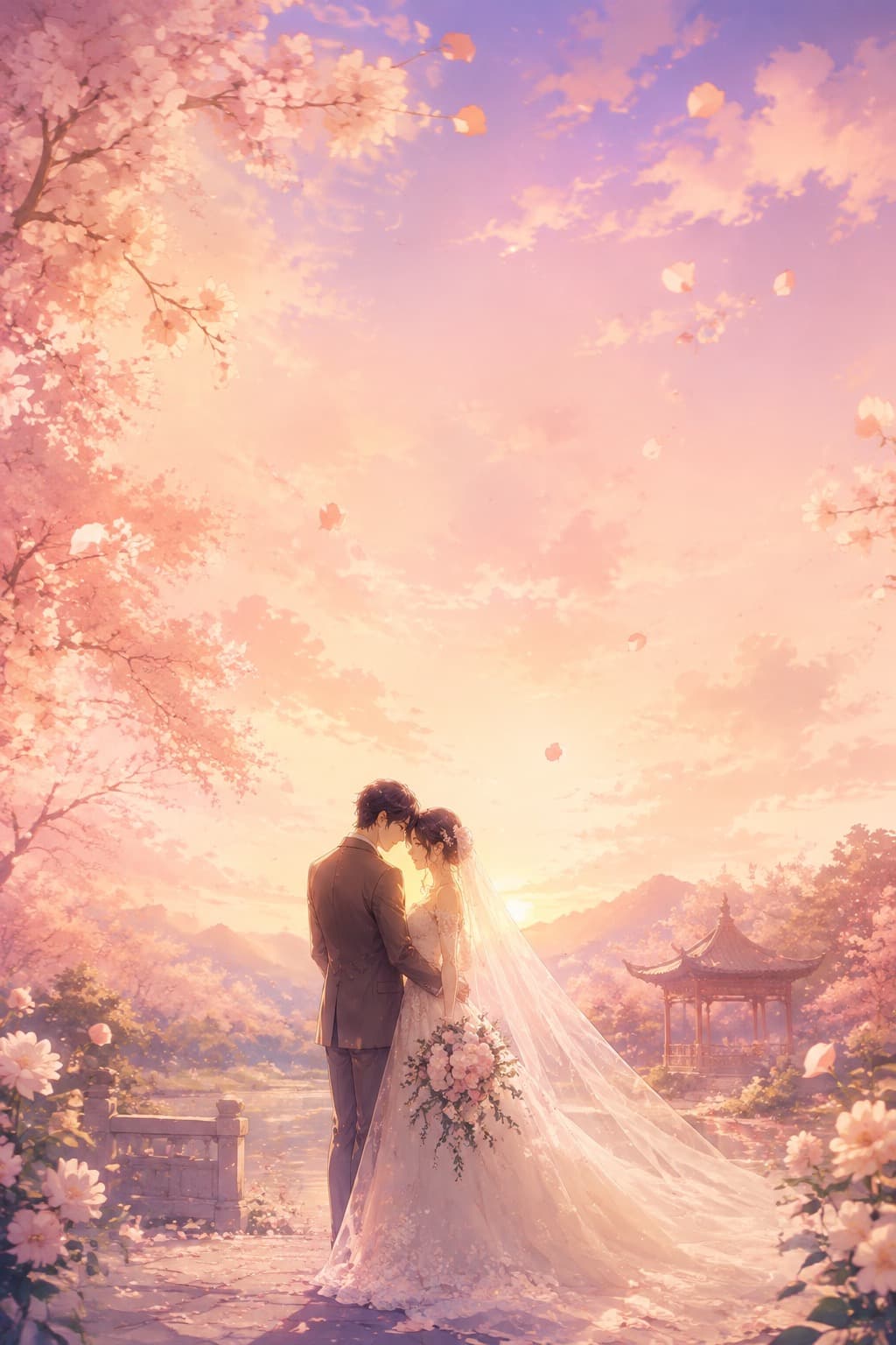 Anime wedding invitation